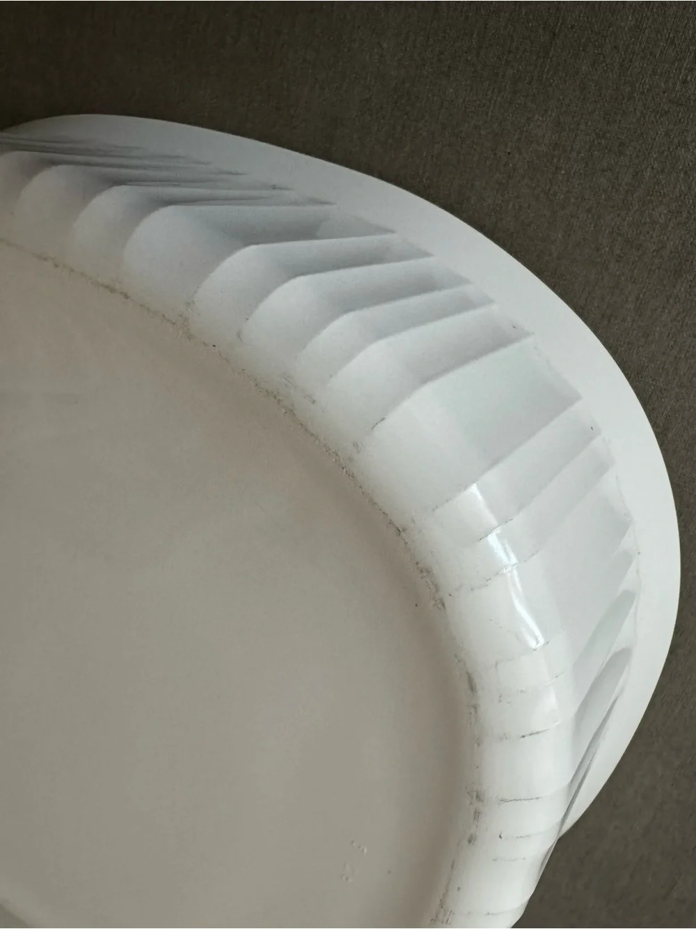 Vintage Corningware French White Oval Ceramic Casserole